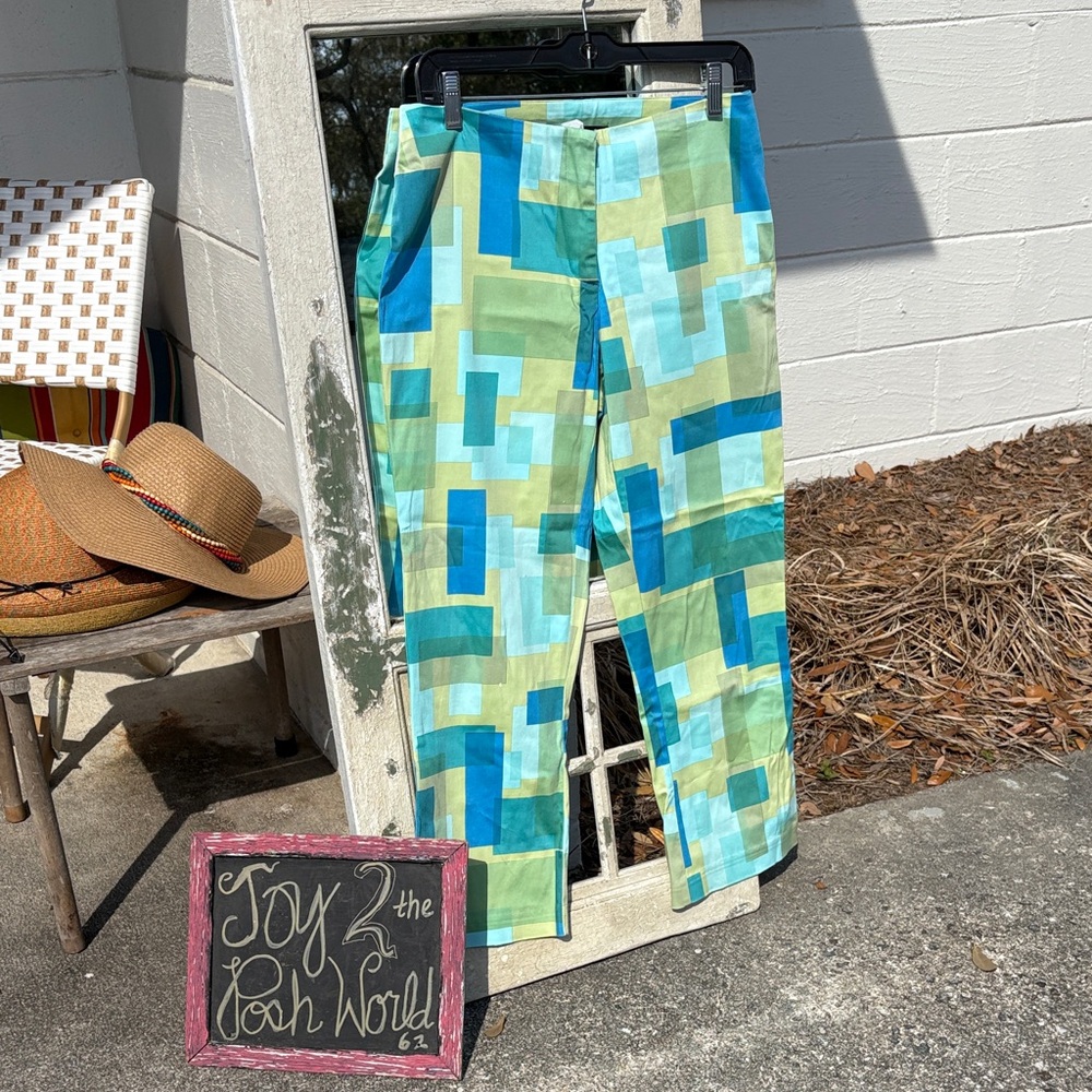 Colorful Geometric Pattern Pants